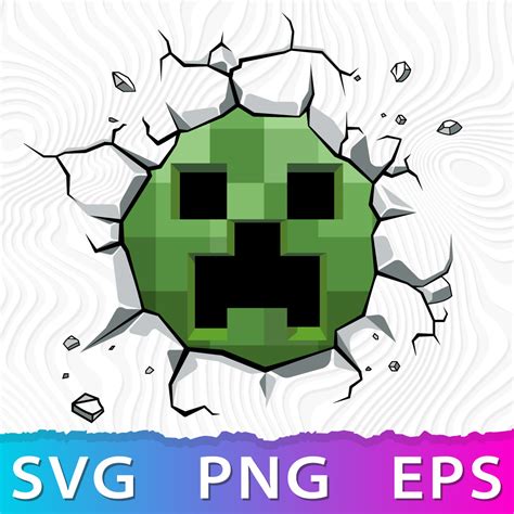 Download 24+ Creeper Face SVG Files